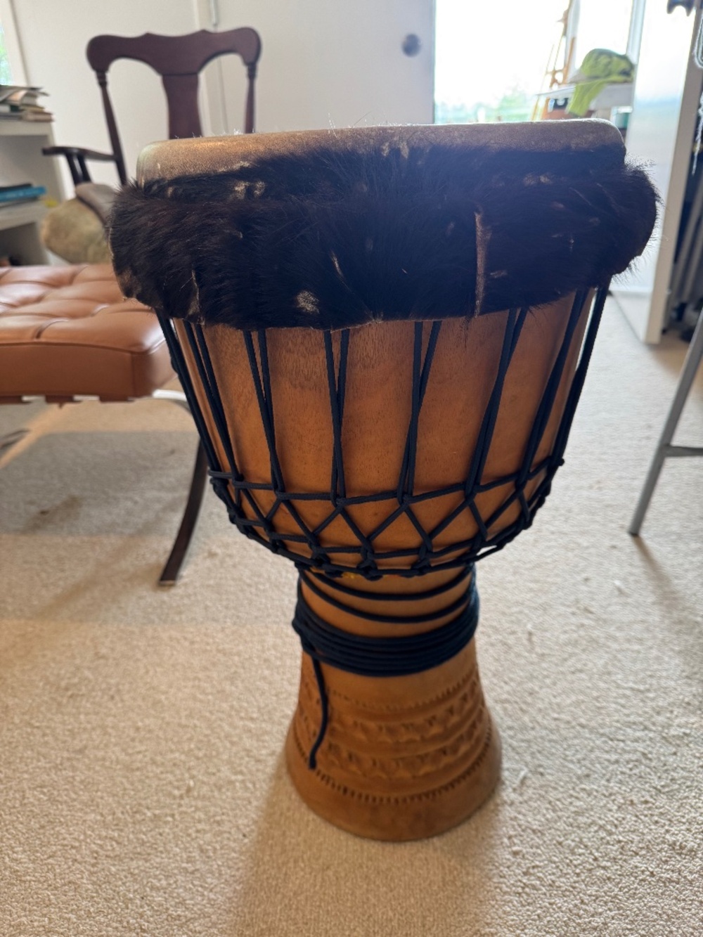 African Djembe Drum - 25” (large) - Handcrafted